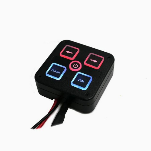 Podsvietenie 4-kanálového multiprepínača 12-24V,16