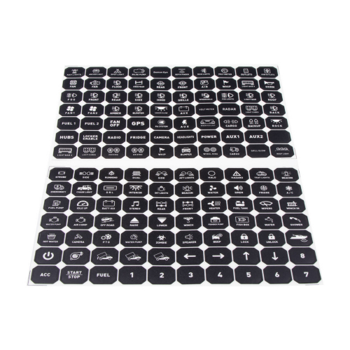 Nálepky diaľkovo ovládané spínača 12/24V, 12-kanálový, 80A