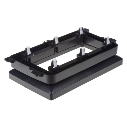 Rámik pre 9" autorádio Škoda Octavia II, VW Touran, Golf5, Roomster (len2DIN), Passat B7, Caddy