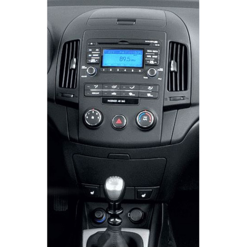 Použitie redukcie pre 9" autorádio Hyundai i30 2008-2011 s manuálnou klimatizáciou