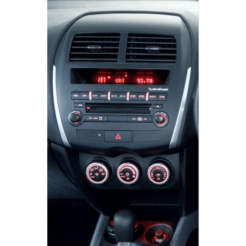 Použitie redukcie pre 10" autorádio Citroën C4 Aircross, Mitsubishi Outlander ASX, Peugeot 4008