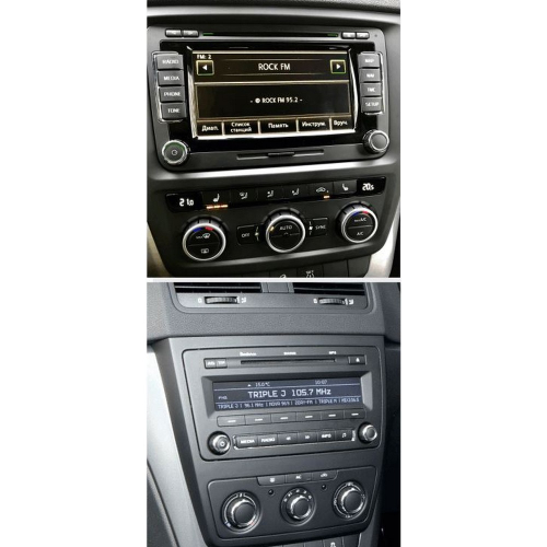 Použitie redukcie pre 10" autorádio Škoda Yeti 2009-2017