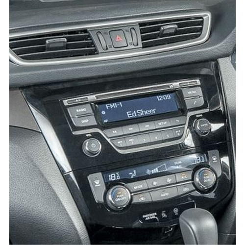 Použitie rámika pre 10" autorádio Nissan Rogue, Nissan Qashqai 02/2014-, X-Trail 2014-