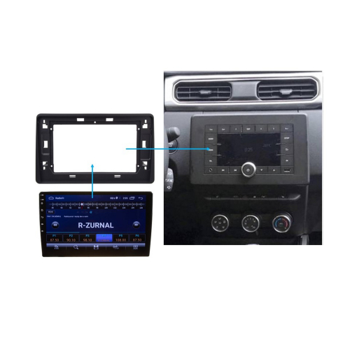 Použitie redukcie pre 10" autorádio Dacia Duster 2019-