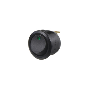 Kolískový spínač 12V / 20A - so zelenou LED diódou