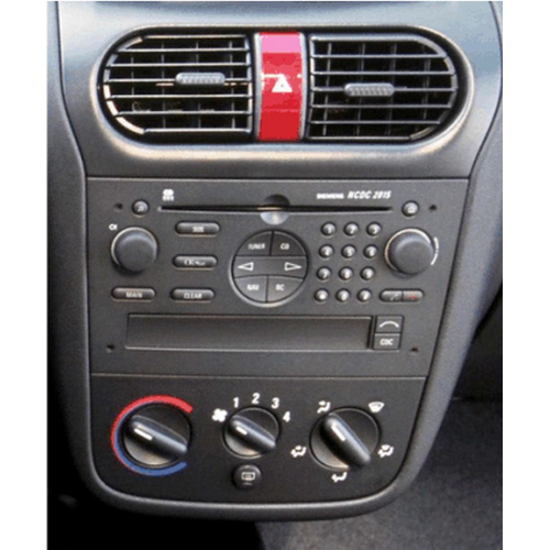 Použitie tmavo šedého rámika 1DIN autorádia pre Opel,Suzuki,Renault