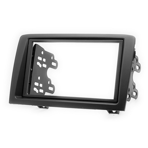Čierny rámik 2-DIN autorádia Fiat Idea, Lancia Musa