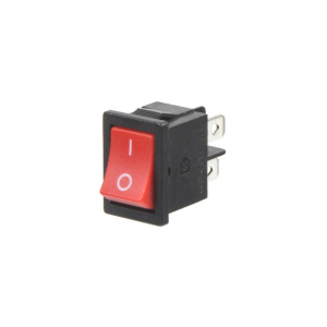 Kolískový spínač 125V / 250V - 10A červený