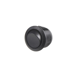 Okrúhly kolískový spínač 250V / 16A - čierny