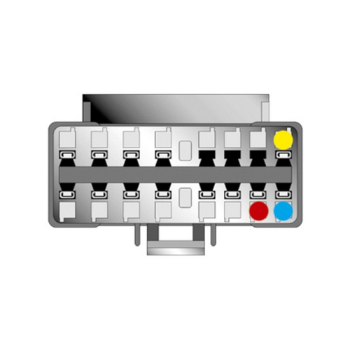 ISO redukcia pre autorádia JVC 16-pin / ISO