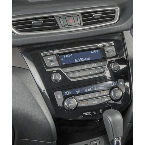 Použitie rámika 1DIN/2DIN autorádia Nissan Qashqai, Nissan Roque, Nissan X-Trail 2014-