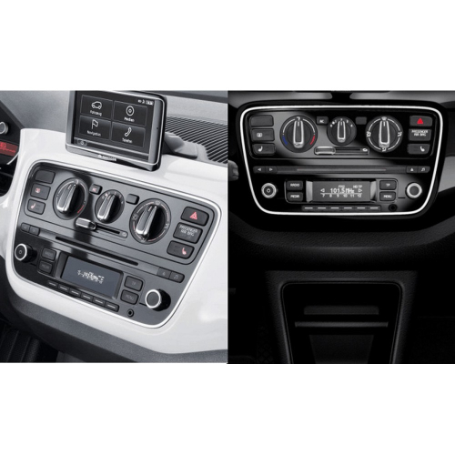 Použitie rámika autorádia Seat Mii, Škoda Citigo, VW Up 10/2011-