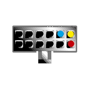 Autorádiová ISO redukce - CLARION 12-pin / ISO (26,6x9,7mm)