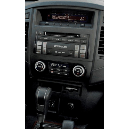 Použitie rámika 2DIN autorádia Mitsubishi Pajero IV 2006-2014