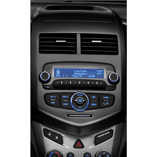 Použitie rámika 2DIN autorádia Chevrolet Aveo 2011-