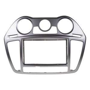 Rámik 2DIN autorádia - Hyundai i20 (2008-2014) strieborný