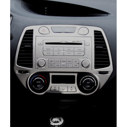 Čierny rámik 2DIN autorádia Hyundai i20 03/2009-2012