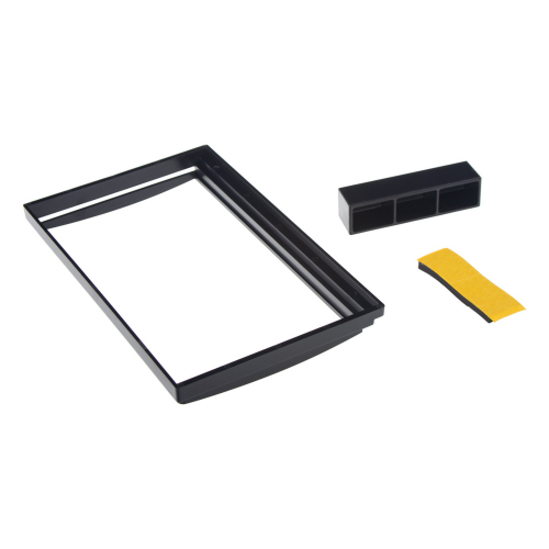 Rámik 2DIN autorádia pre Nissan Micra (K12) 2003-2010 s 1DIN rádiom z výroby