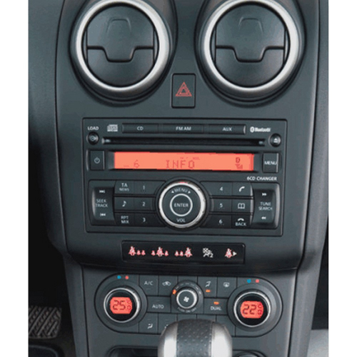 Rámček 2DIN autorádia Nissan Qashqai 2007-2013