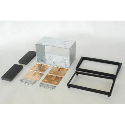 2DIN redukcia pre OPEL Agila, Corsa, Omega, Vivaro, Vectra, Combo C čierna