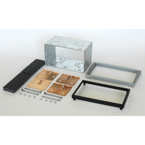 2DIN redukcia pre OPEL Agila, Corsa, Omega, Vivaro, Vectra, Combo C matný chróm