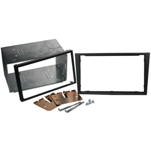 Redukcia 2DIN autorádia - Opel Corsa / Tigra / Antara / Zafira (2004->) kovovo šedá