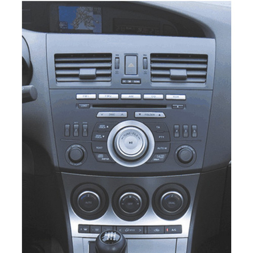 Použitie redukcie 2DIN autorádia Mazda 3 2009-2013