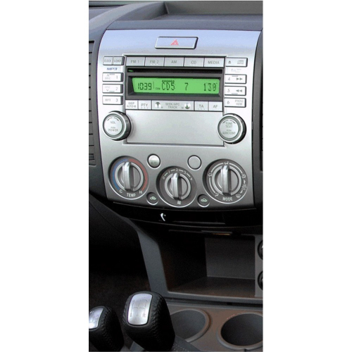 Použitie rámčeka 1DIN/2DIN autorádia Mazda BT50 2006-11/2011, Ford Ranger 2007-2012