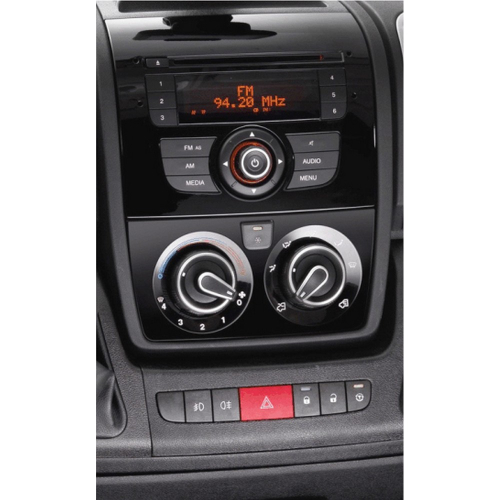 Použitie rámčeka 2DIN autorádia Fiat Ducato MY 2011-, Citroën Jumper 2011-, Peugeot Boxer 2011- s OEM rádio SONY