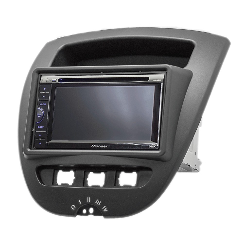 Použitie rámčeka 2DIN autorádia Peugeot 107, Toyota Aygo, Citroën C1 2005-2014