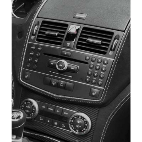 Použitie rámčeka 2DIN autorádia Mercedes C-Klasse 2007-2011