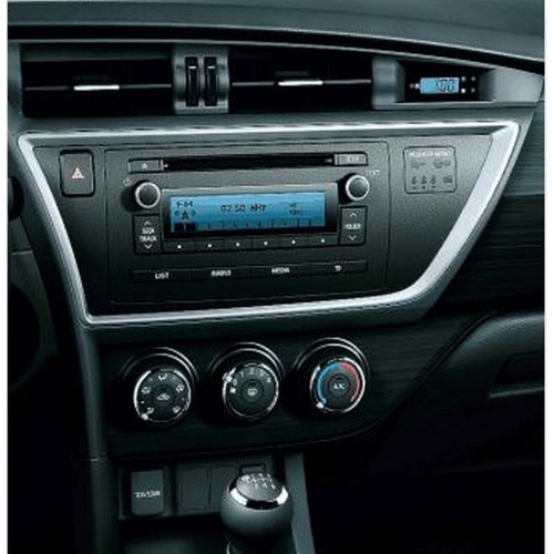 Použitie rámčeka 2DIN autorádia Toyota Auris 2013-