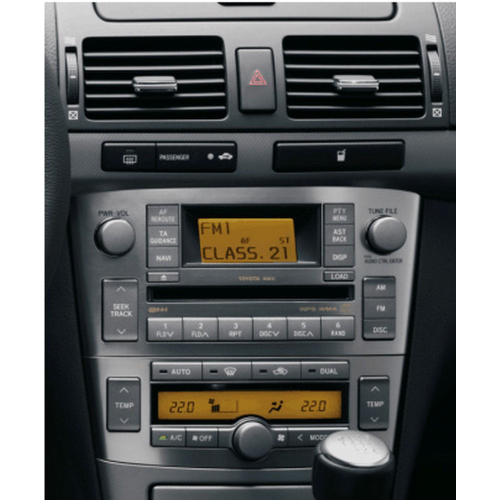 Použitie redukcie 2DIN autorádia Toyota Avensis 2003-2009