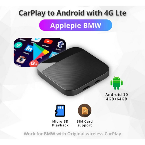 Funkcie Apple CarPlay & Android Auto Convertor Boxu pre BMW 2019-
