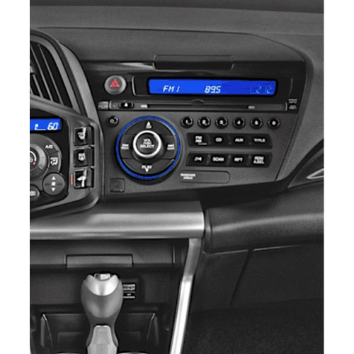 Použitie redukcie 1DIN/2DIN autorádia Honda CR-Z 06/2010-