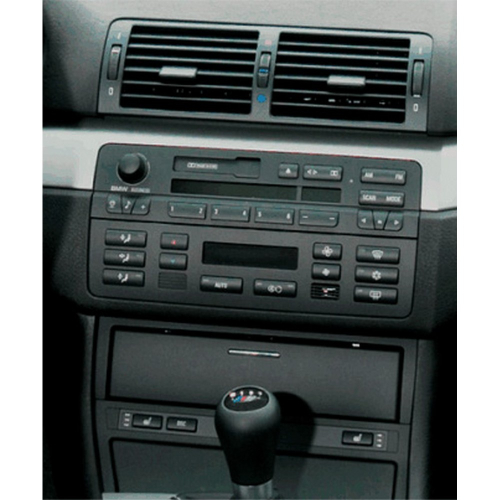 Použitie rámčeka 2DIN autorádia BMW séria 3 E46 1998-2005