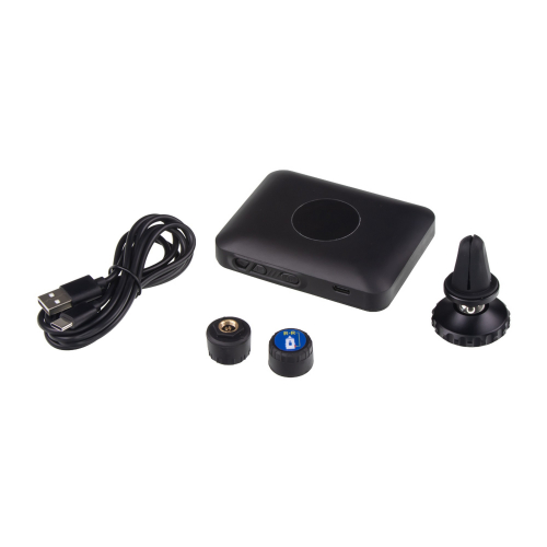 Bezdrôtový TPMS systém kontroly tlaku v pneumatikách pre karavany s jednou nápravou