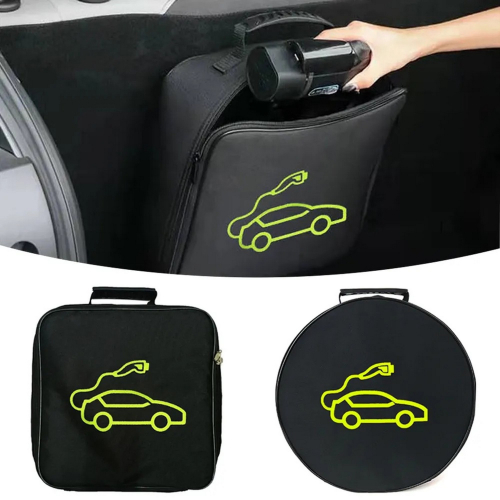 Použitie tašky na nabíjačky a nabíjacie káble pre elektromobily