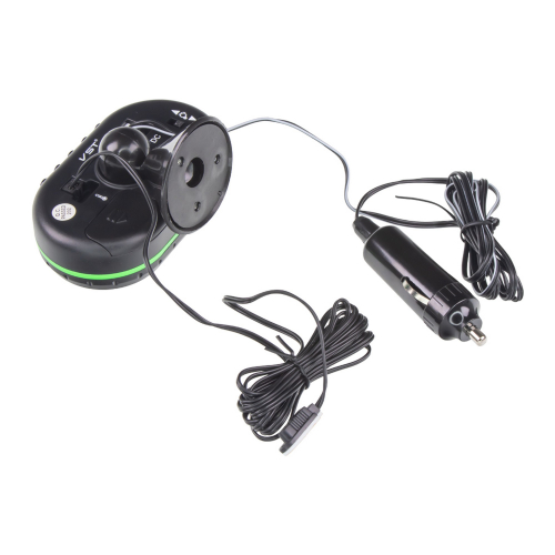 Napájanie digitálneho teplomera s meraním vnútornej a vonkajšej teploty, hodinami a voltmetrom