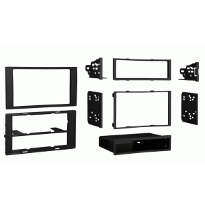 Rámik 1DIN / 2DIN autorádia - Ford Fiesta / Focus / Fusion / Galaxy / Kuga / S-Max / Transit (2003->)