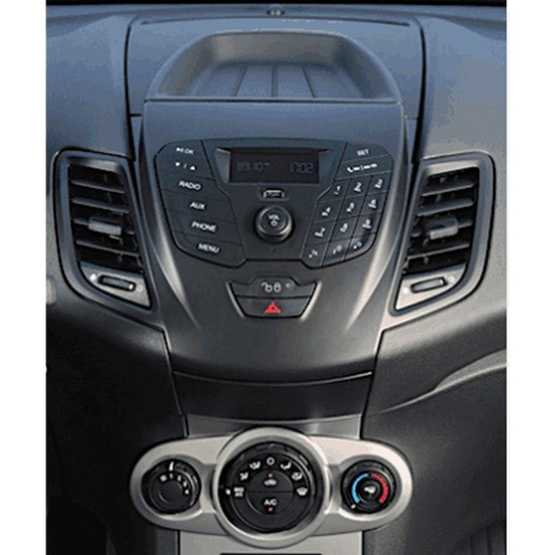 Použitie rámčeka autorádia Ford Fiesta 10/2008-