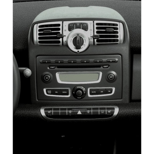 Použitie rámčeka 1DIN autorádia Smart Fortwo a Smart Forfour