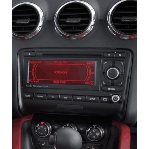 Použitie redukcie 2DIN autorádia Audi TT 08/2006-06/2014