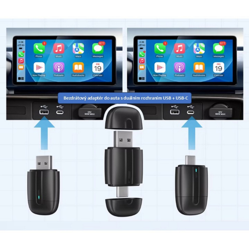 Apple CarPlay / Android bezdrátového adaptéru pro OEM autorádia