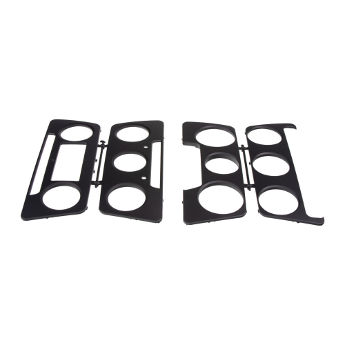 Použitie čierneho lesklého rámčeka 2DIN autorádia Škoda Octavia 2008-2013