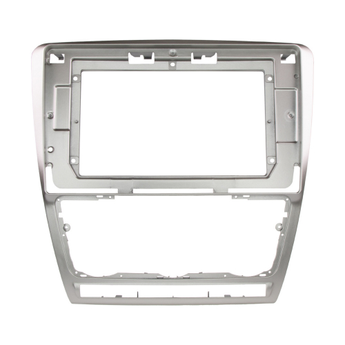 Redukcia pre 10" autorádio Škoda Octavia 2008-2013, strieborná