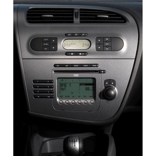 Použitie rámčeka 2DIN autorádia Seat Leon 03/2009-2012