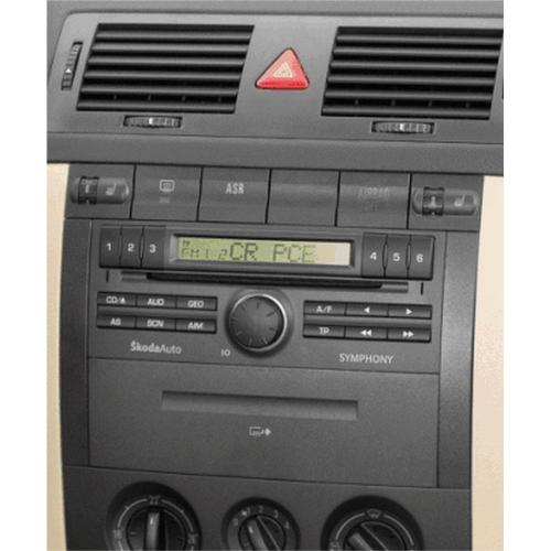 Použitie redukcie 2DIN autorádia Škoda Fabia 08/2004-2008