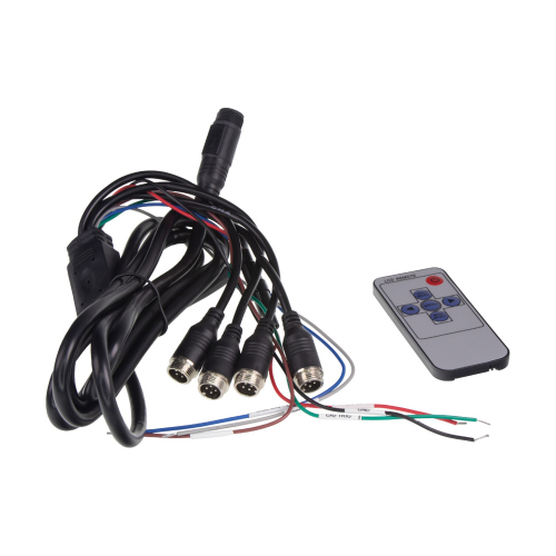 Príslušenstvo 7" AHD monitora s kvadrátorom a so 4x4PIN vstupmi