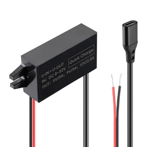 Menič napätia 12V / 24V na 3A USB-C QC3.0